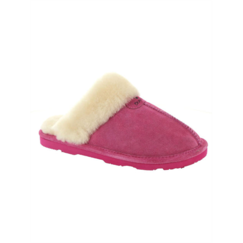 Bearpaw loki ii womens faux fur lined slip on slide slippers