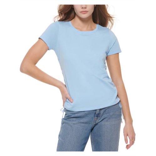 Calvin Klein womens ruched side-tie t-shirt