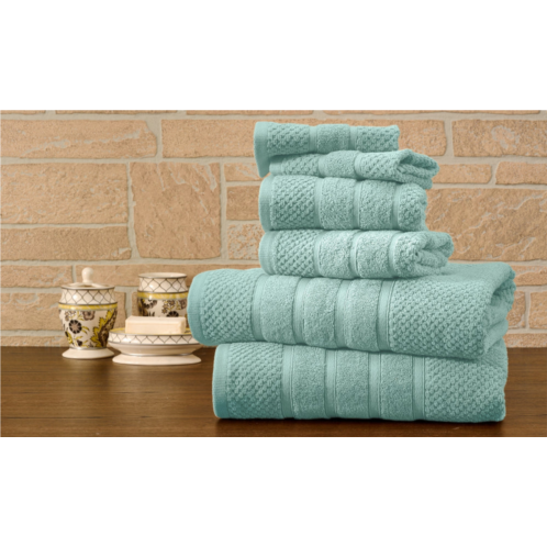 Bibb Home 6 piece egyptian cotton towel set