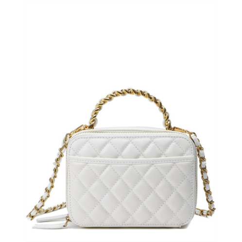 Tiffany & Fred Paris quilted sheepskin leather shoulder