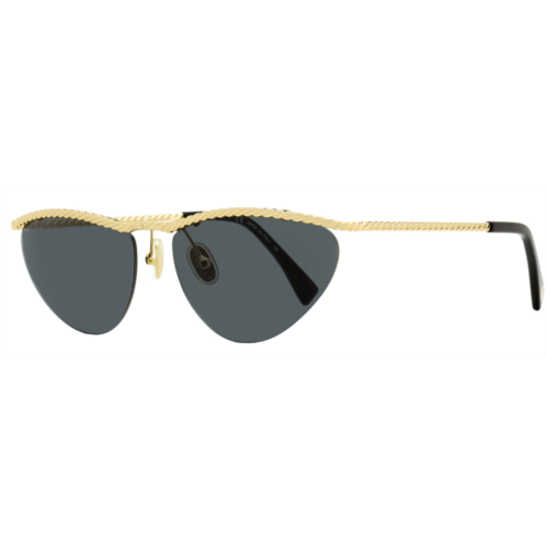 Lanvin womens cat eye sunglasses lnv102s 710 gold/gray 60mm