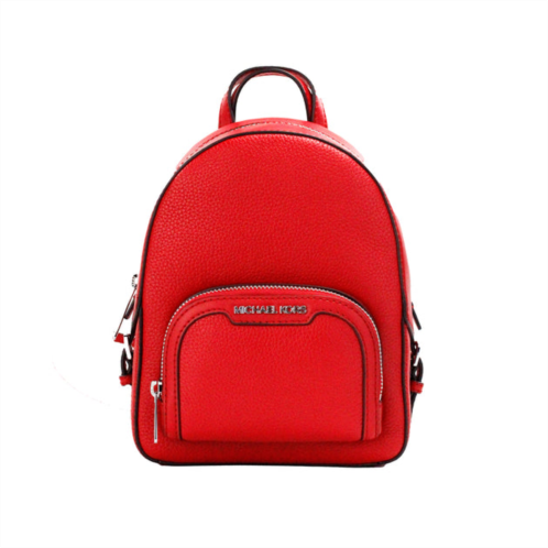 Michael Kors jaycee mini xs bright pebbled leather zip pocket backpack womens bag