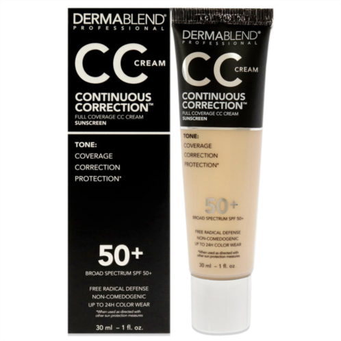 Dermablend continuous correction cc cream spf 50 - 10n fair by for women - 1 oz makeup