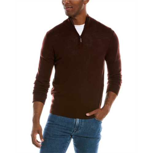 Quincy wool 1/4-zip mock sweater