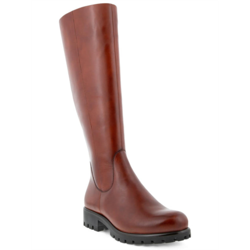 ECCO modtray womens leather tall knee-high boots