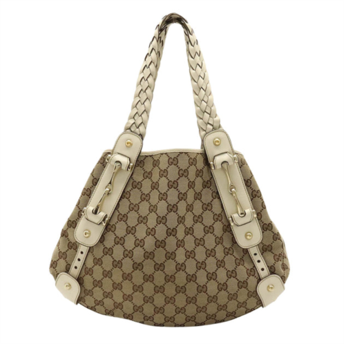 Gucci pelham canvas shopper bag (pre-owned)