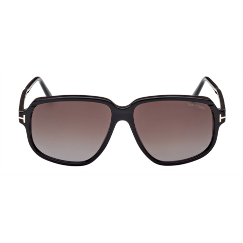 Tom Ford anton m ft1024 01b square sunglasses