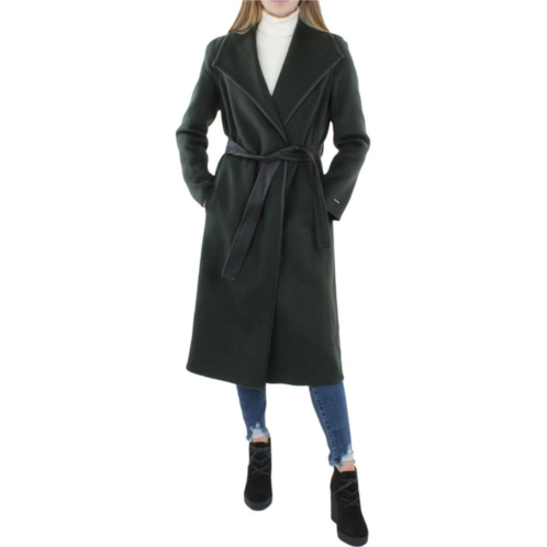 Tahari juliette womens wool blend warm wrap coat
