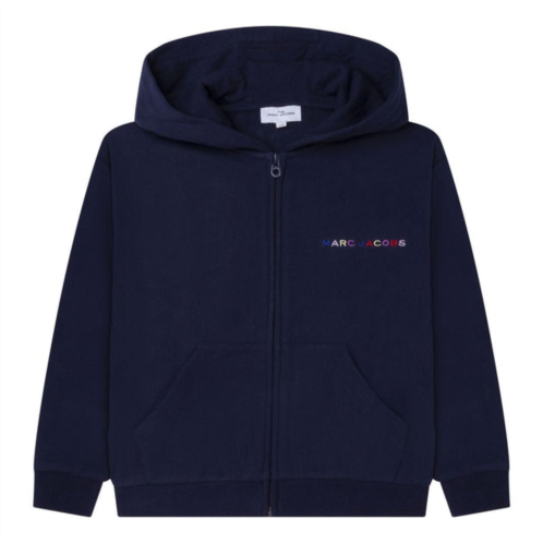 Little Marc Jacobs navy logo hoodie