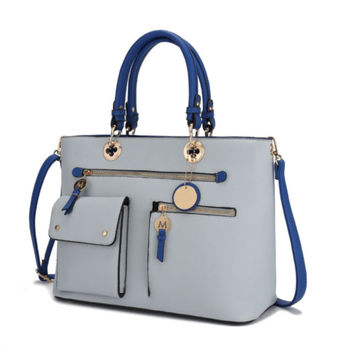 MKF Collection by Mia k. julia multi-pocket satchel handbag