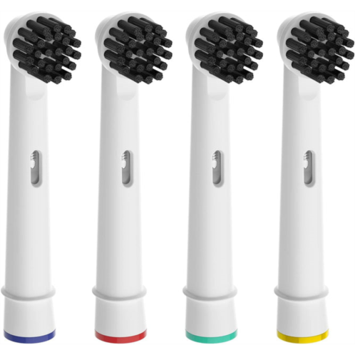 PURSONIC replacement toothbrush heads charcoal infused bristles compatible with oral b electric toothbrush