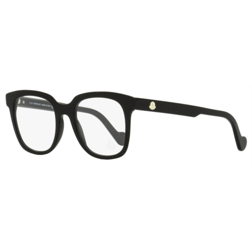 Moncler womens square eyeglasses ml5098 001 black 51mm