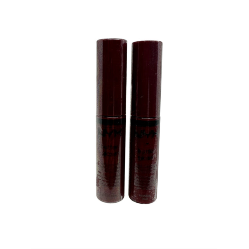 NYX professional makeup butter lip gloss red velvet 0.27 oz duo