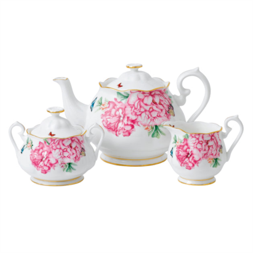 Royal Albert miranda kerr friendship teapot, sugar & cream, 3 piece set