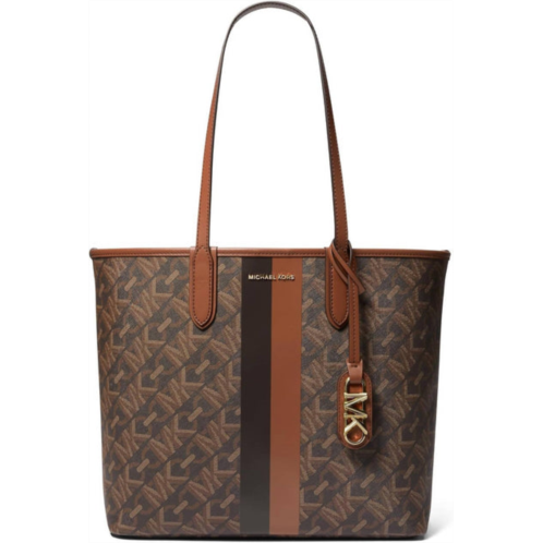 MICHAEL KORS eliza-lg ew open tote bag in brown/luggage