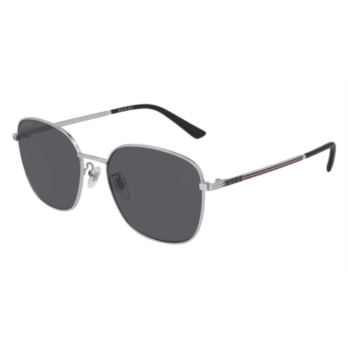 Gucci gg 0837sk 001 rectangular / square sunglasses