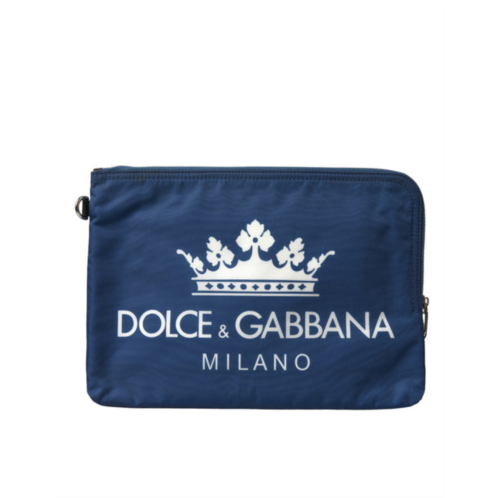 Dolce & Gabbana dg milano print nylon pouch clutch men mens bag