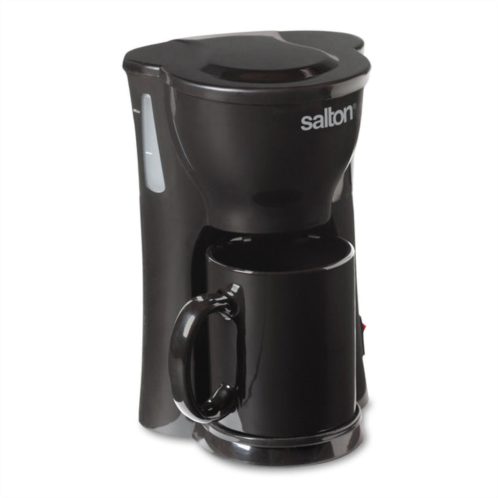 Salton space saving 8oz coffeemaker - black