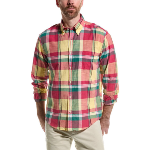 Brooks Brothers madras regular fit woven shirt