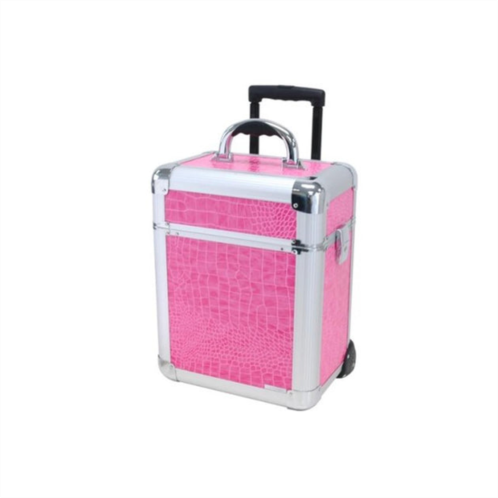 TZ Case ab-331t pa compact wheeled beauty case, pink alligator