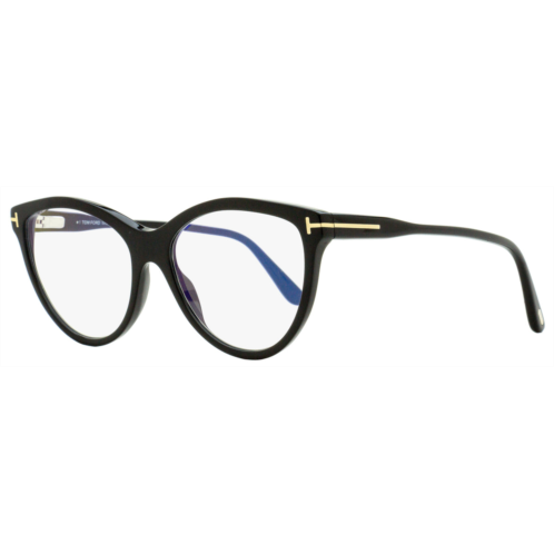 Tom Ford womens magnetic clip-on eyeglasses tf5772b 001 black 55mm