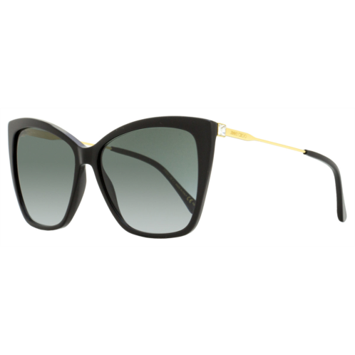 Jimmy Choo womens butterfly sunglasses seba 8079o black/gold 58mm