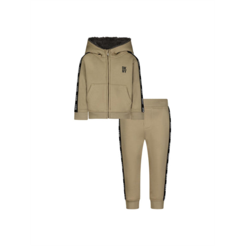 DKNY boys sherpa lined pant outfit