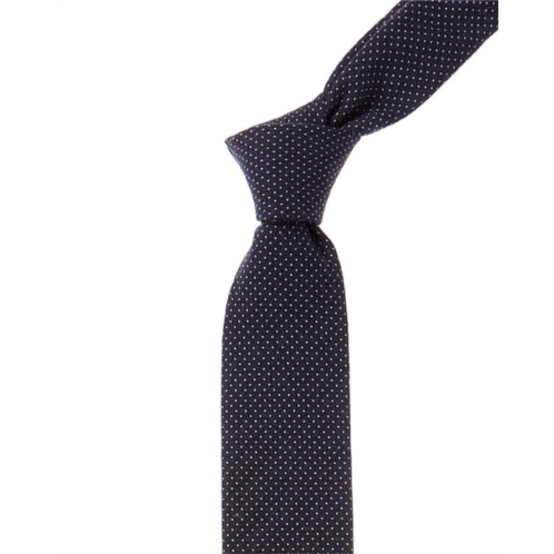 Boss Hugo Boss dark blue dots wool-blend tie