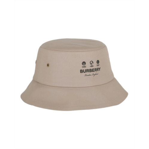 Burberry cotton logo bucket hat