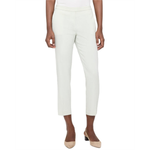 Theory treeca linen-blend pull-on pant