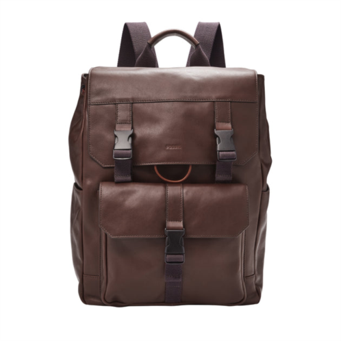 Fossil mens weston leather backpack