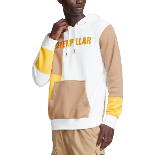 Caterpillar mens sweatshirt colorblock hoodie