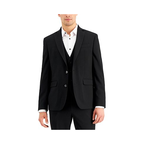 I.N.C. International Concepts Mens Slim-Fit Black Solid Suit Jacket