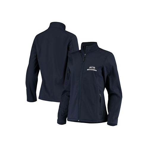 Dunbrooke Womens College Navy Seattle Seahawks Full-Zip Sonoma Softshell Jacket