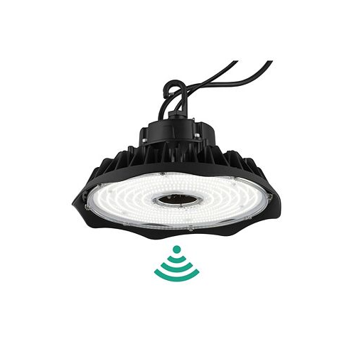Jonathan Y 200-Watt Integrated LED Motion Sensor High Bay Indoor and Outdoor UFO Light with 26000 Lumens 5000K
