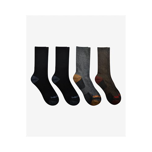 Timberland Mens Crew Socks Pack of 4