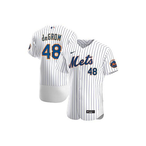 Nike Mens Jacob deGrom White New York Mets Home Authentic Player Jersey