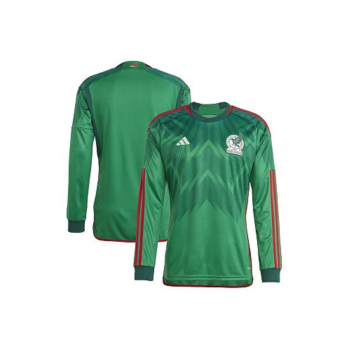 Adidas Mens Green Mexico National Team 2022/23 Home Blank Long Sleeve Replica Jersey