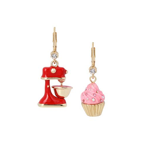 Betsey Johnson Cupcake Mismatched Earrings