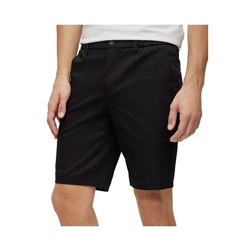 Hugo Boss Mens Slim-Fit Shorts in an Cotton Blend