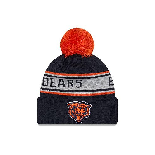 New Era Big Boys Navy Chicago Bears Repeat Cuffed Knit Hat with Pom
