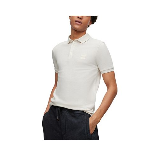 Hugo Boss Boss Mens Slim-Fit Logo Patch Polo Shirt