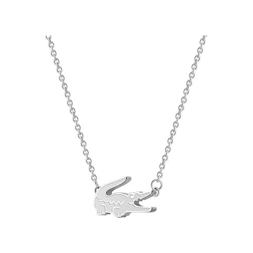 Lacoste Stainless Steel Crocodile Necklace