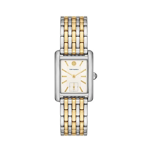 Tory Burch Womens The Eleanor Two-Tone Stainless Steel Bracelet Watch 25mm