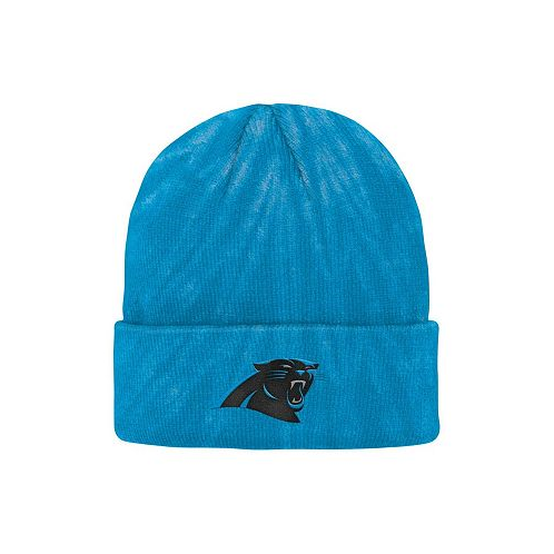 Outerstuff Big Boys and Girls Blue Carolina Panthers Tie-Dye Cuffed Knit Hat