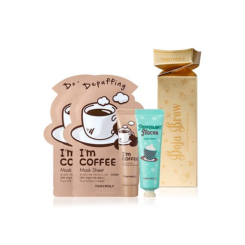 TONYMOLY 4-Pc. Deja Brew Im Coffee Mask & Hand Cream Set