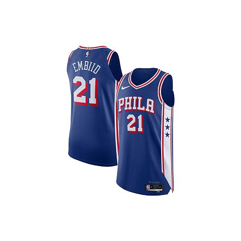 Nike Mens Joel Embiid Royal Philadelphia 76ers Authentic Jersey - Icon Edition
