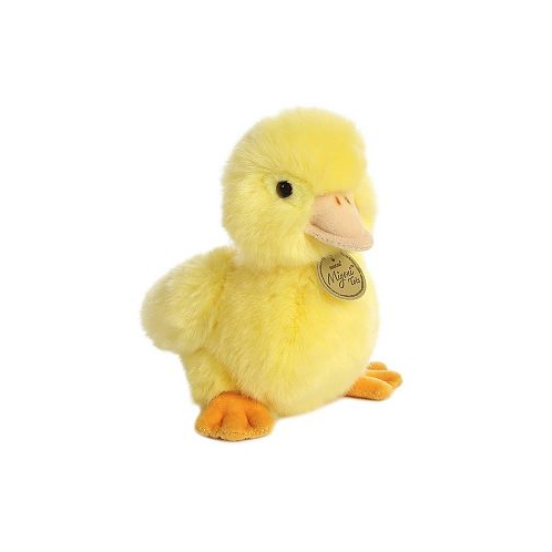 Aurora Small Duckling Miyoni Tots Adorable Plush Toy Yellow 7.5