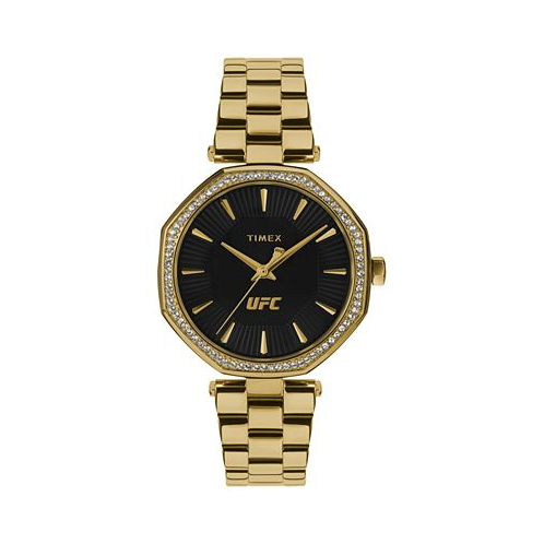 Timex UFC Womens Jewel Analog Gold-Tone Stainless Steel Watch 36mm