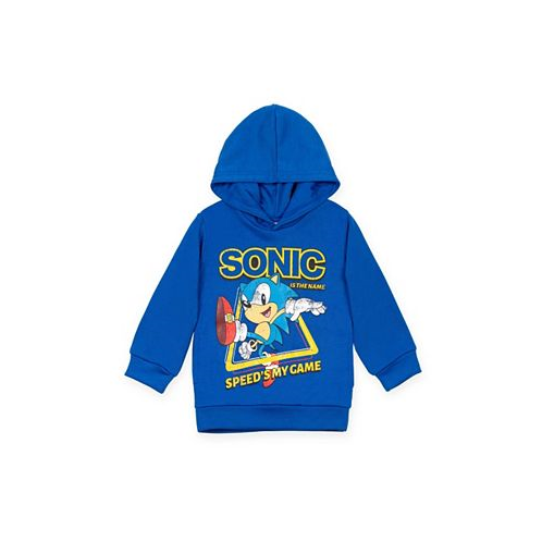 Sega Boys Sonic The Hedgehog Fleece Hoodie Blue